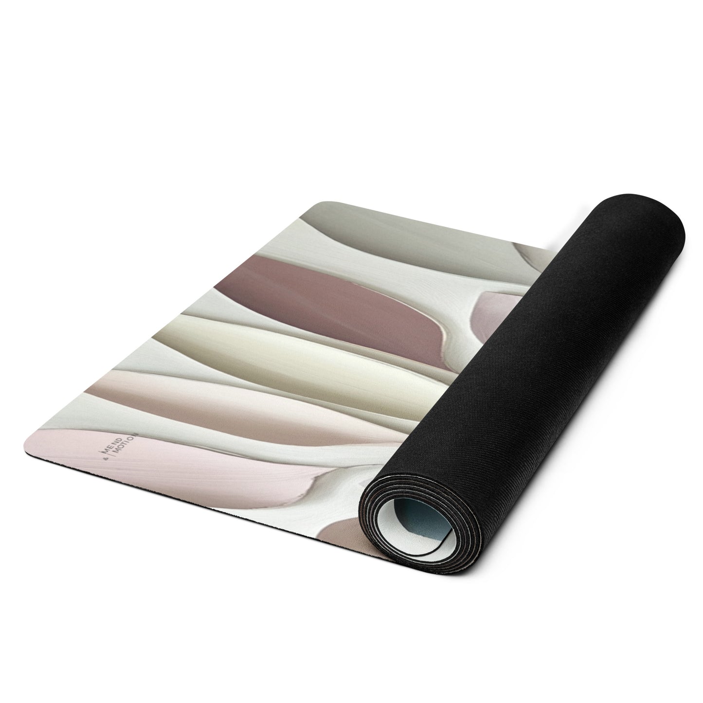 Premium yoga mat featuring soft pastel petal patterns, designed for comfort and style during your yoga sessions. Anti-slip and eco-friendly